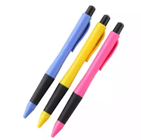 P049 Promotional Colorful Advertising Pen Round Hotel Ballpoint Pen