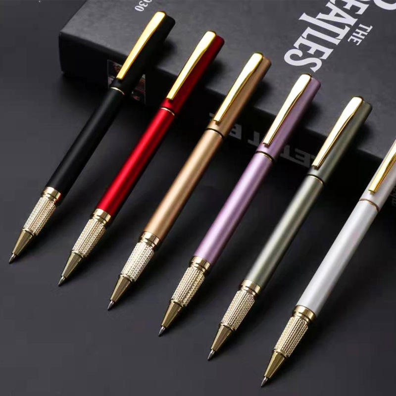 M011 Wholesale Business Gift Pen Multi Color Office Ballpoint Pen Metal Ball Pen with Custom Logo Printed
