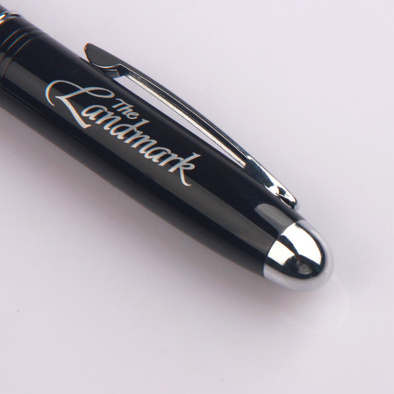 M016 Black Advertising Pen with Logo Printed for Business