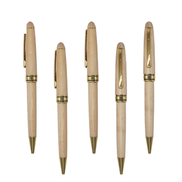 E017 Luxurious Business Bamboo Gift Ballpoint Pen Office Bamboo Roller Pen with Engraving