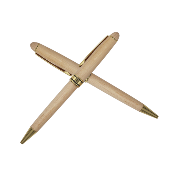 E017 Luxurious Business Bamboo Gift Ballpoint Pen Office Bamboo Roller Pen with Engraving